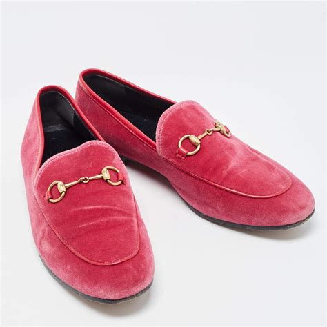 gucci pink velvet shoes|gucci jordaan velvet.